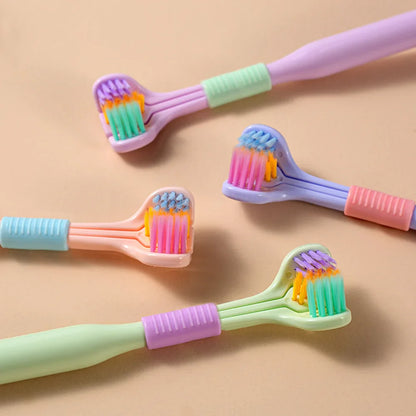 Three-Sided Toothbrush – 360° Deep Cleaning Tooth Brush