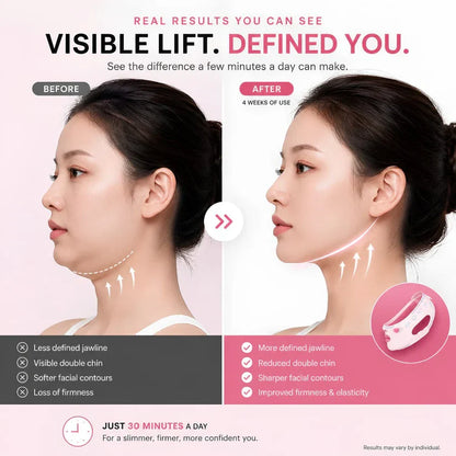 V-Line Face Lifting Reusable Mask - Define Jawline, Fat & Reduce Double Chin