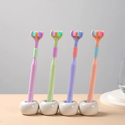 Three-Sided Toothbrush – 360° Deep Cleaning Tooth Brush
