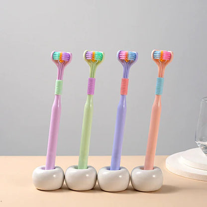Three-Sided Toothbrush – 360° Deep Cleaning Tooth Brush