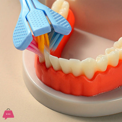 Three-Sided Toothbrush – 360° Deep Cleaning Tooth Brush